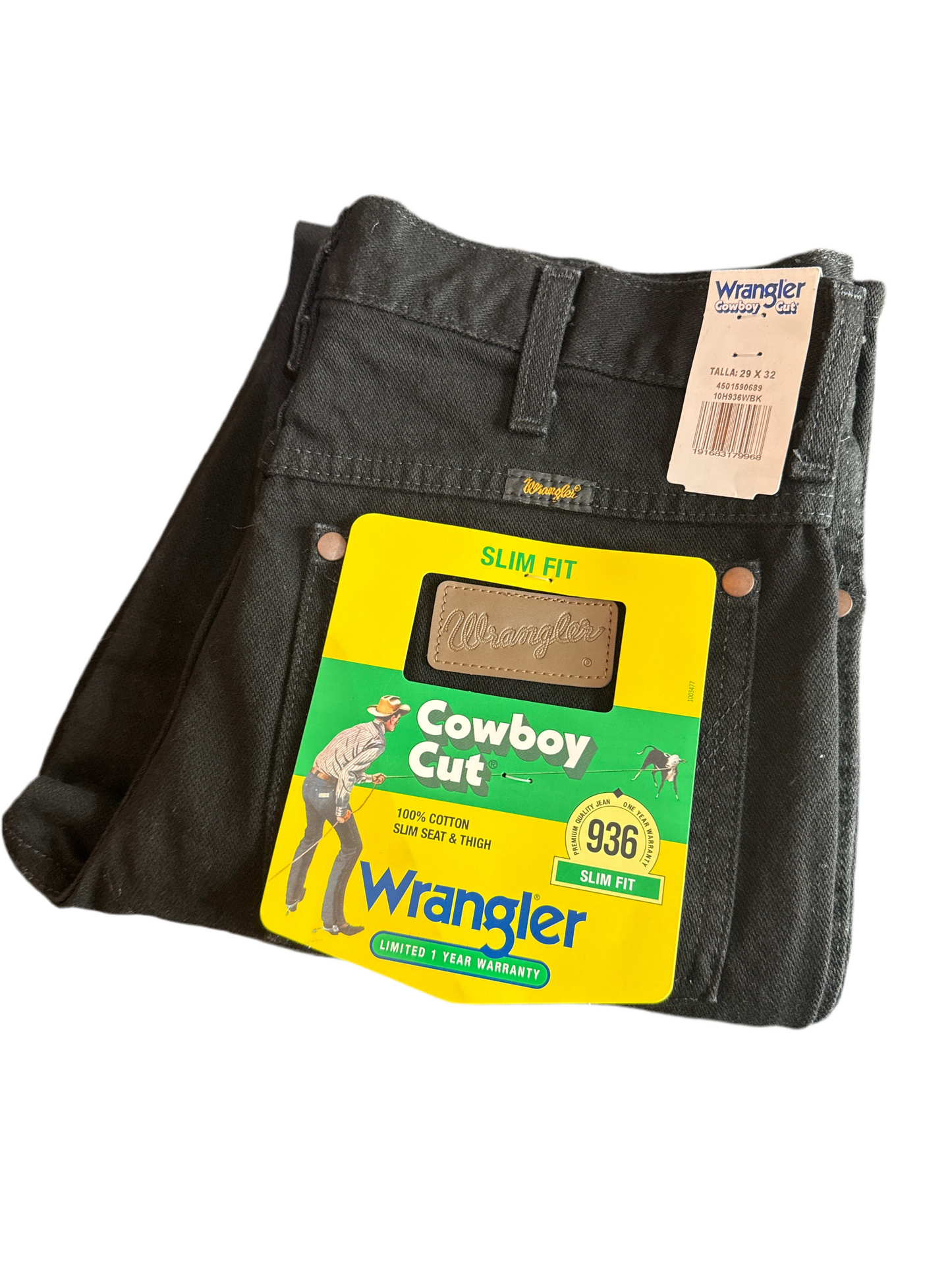 Pantalón Wrangler Slim Fit Negro
