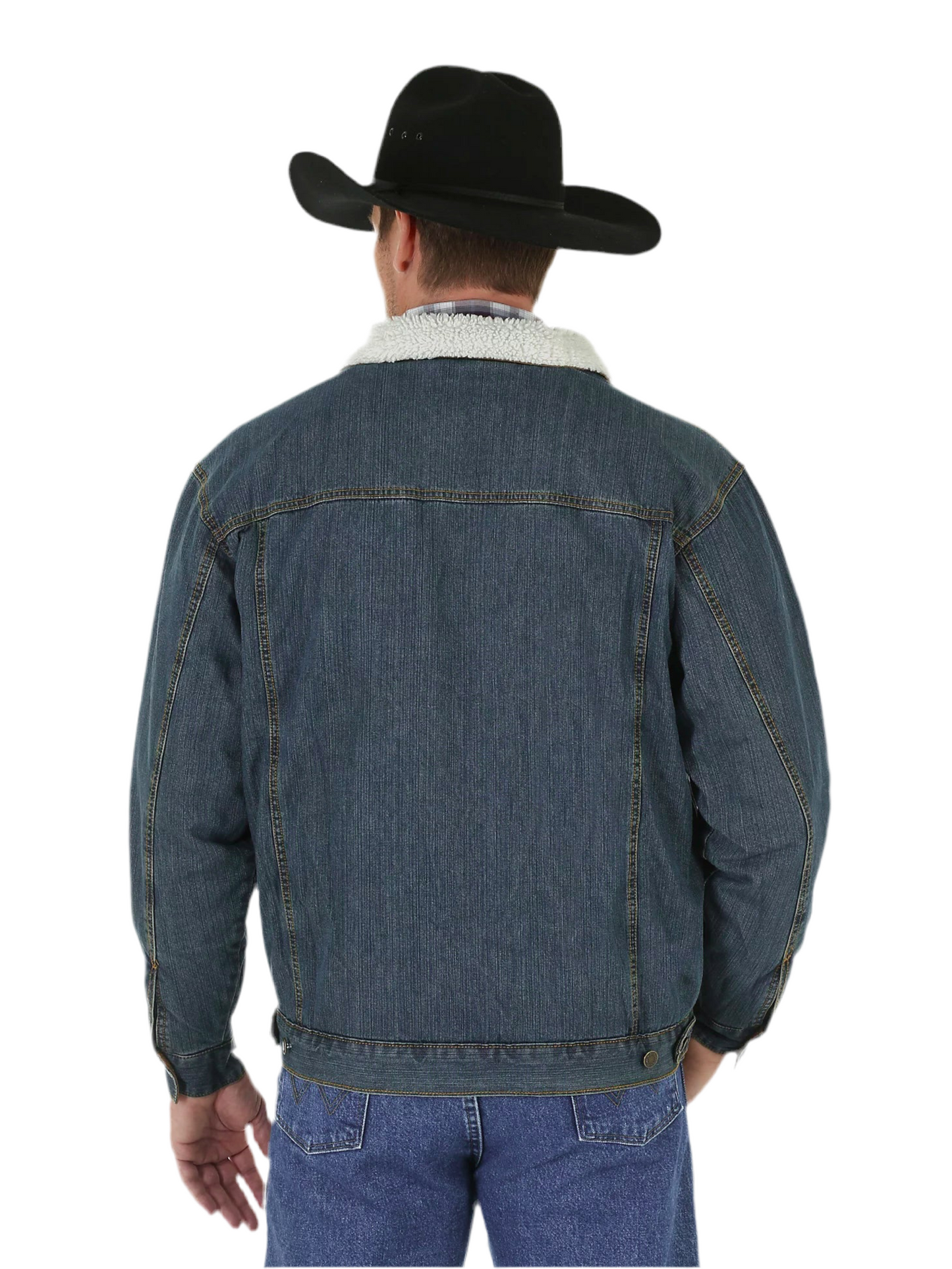 Chamarra Wrangler Mezclilla con Borrega