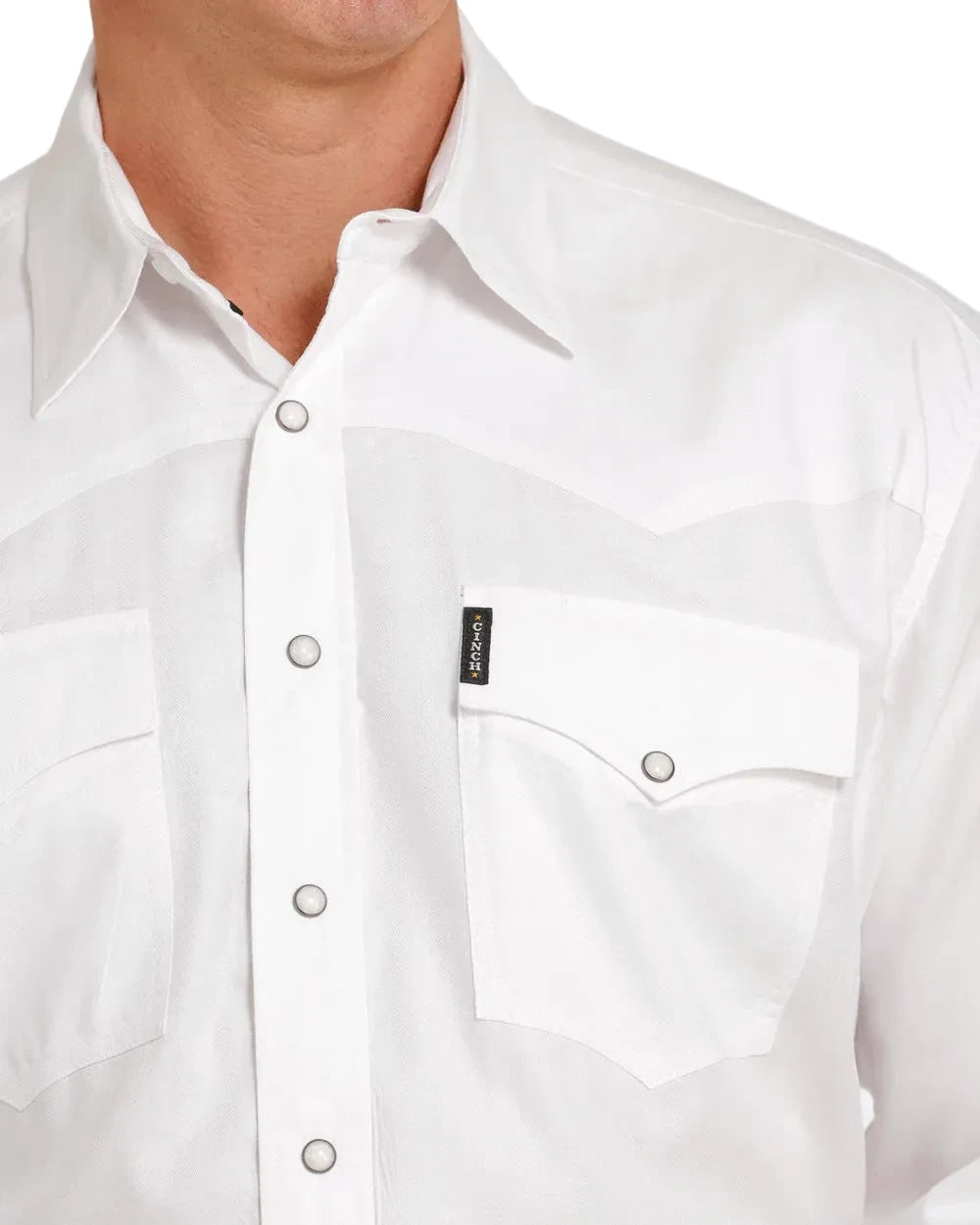 Camisa Cinch Blanca Broche