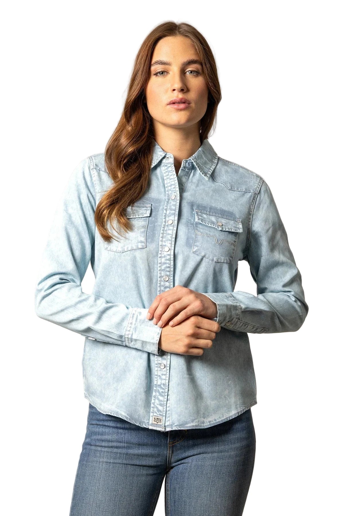Camisa Kimes Ranch KC Tencil Light Blue