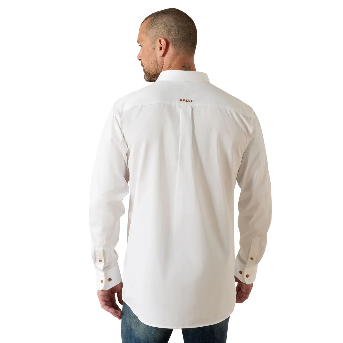Camisa Ariat Fitted White