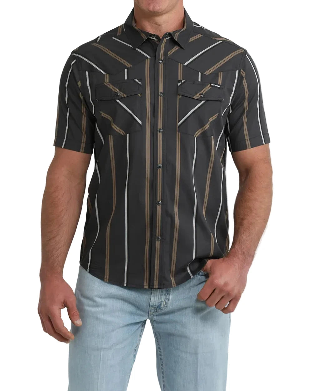 Camisa Cinch Black Lines