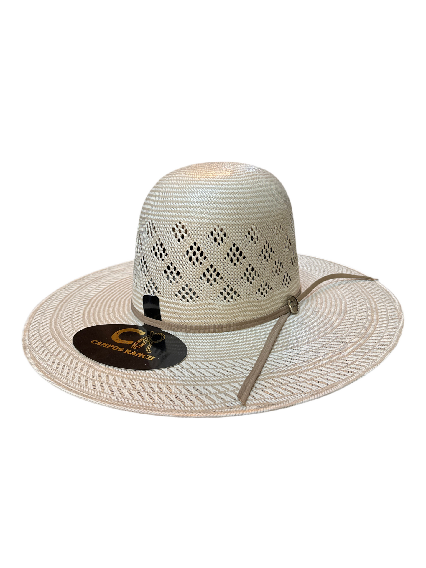 Sombrero Campos Ranch 100x Rombo Bicolor
