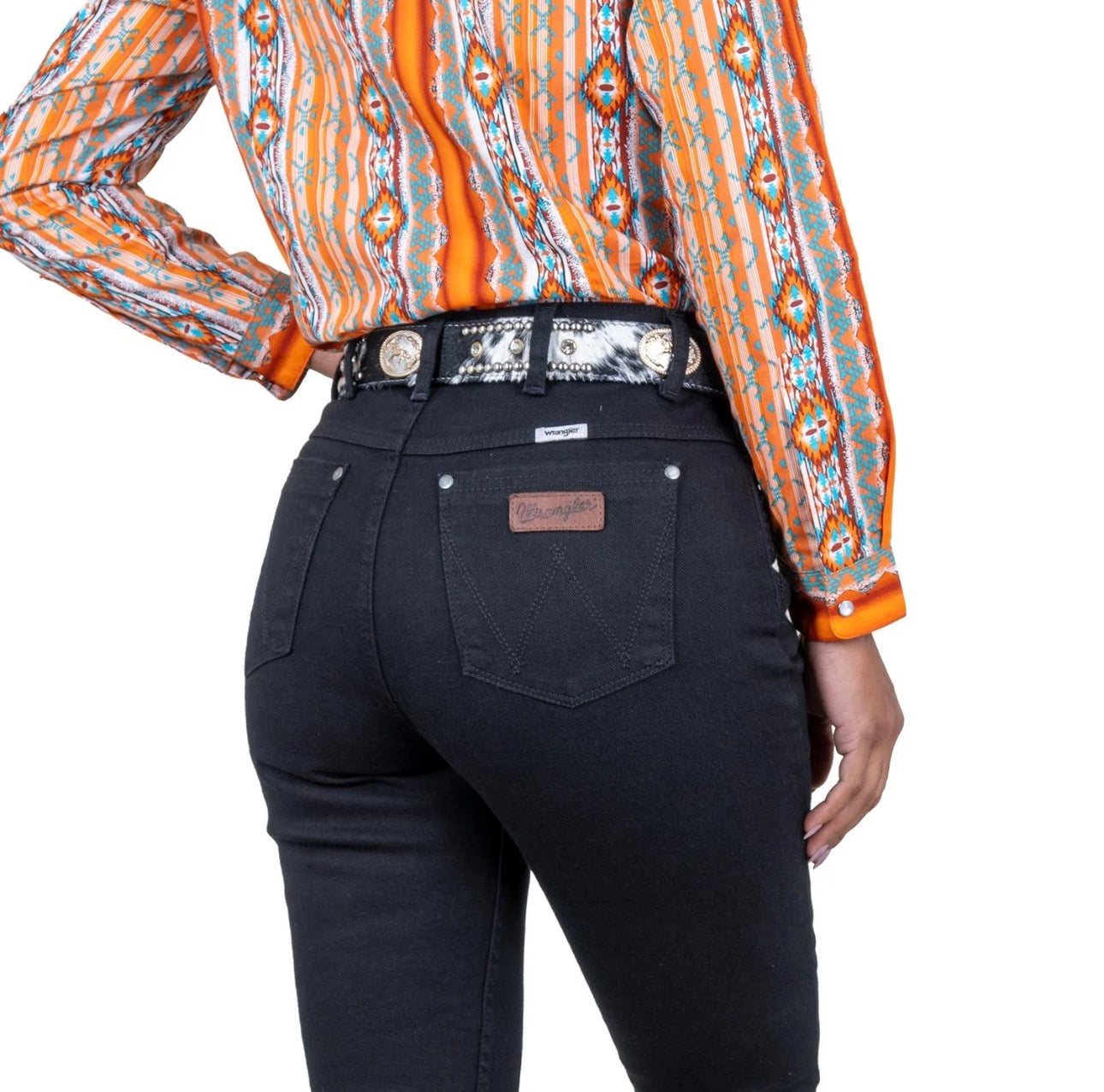 Pantalón Wrangler Flare Black