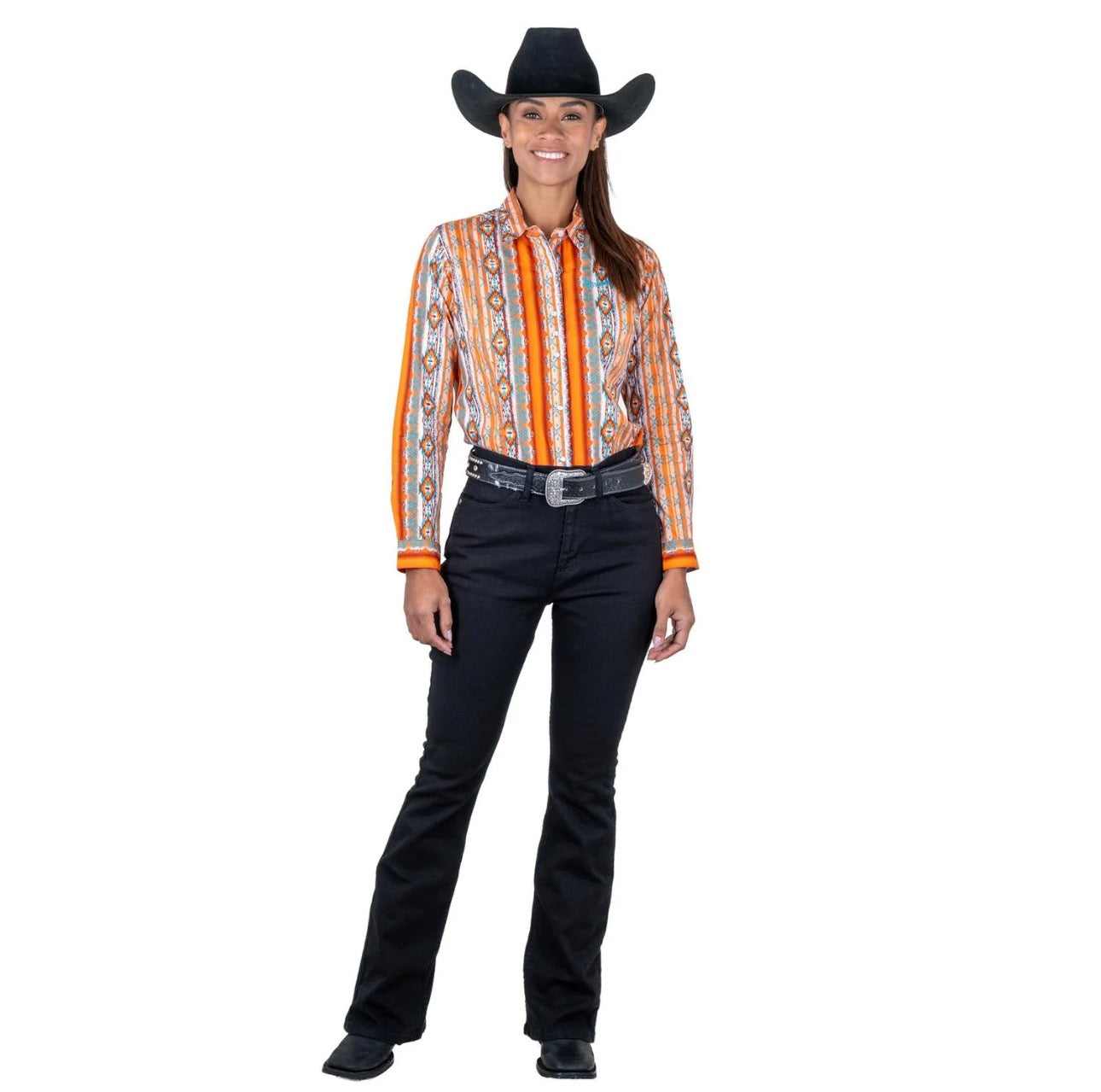 Pantalón Wrangler Flare Black