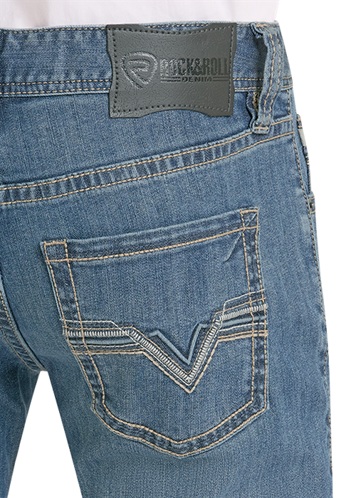 Pantalón Rock & Roll Denim Pistol Straight BM1PD09117