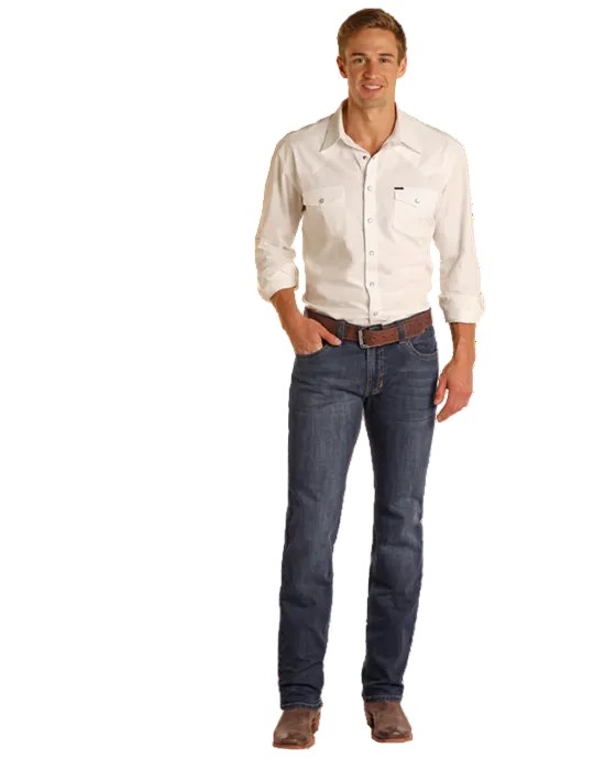 Pantalón Rock & Roll Denim Revolver Dark Wash
