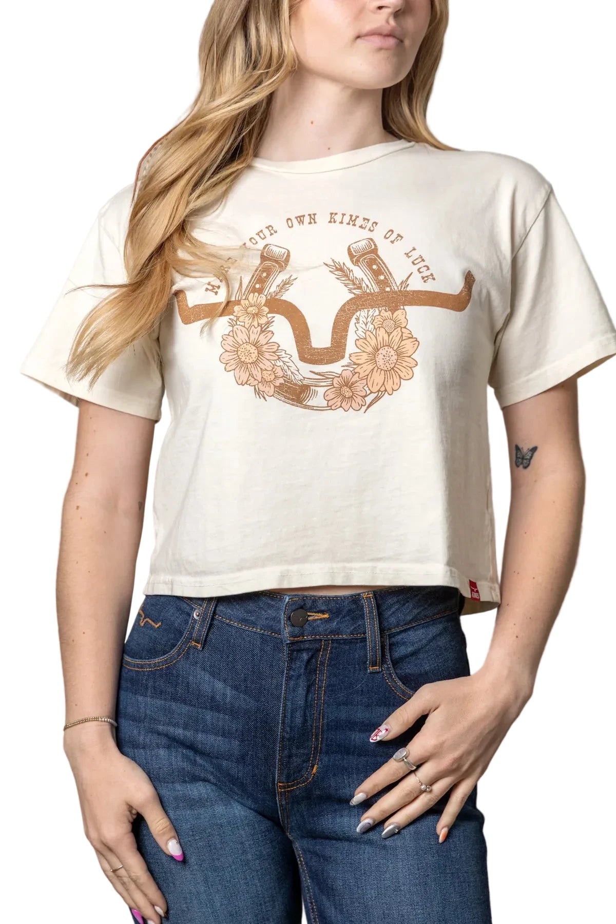 Playera Kimes Luck Beige