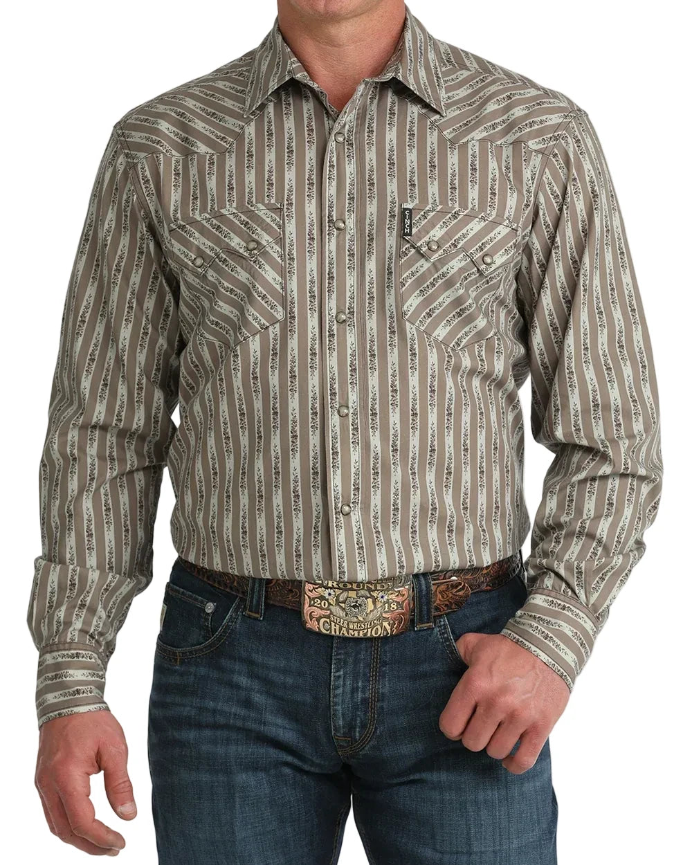 Camisa Cinch Modern Fit Olive