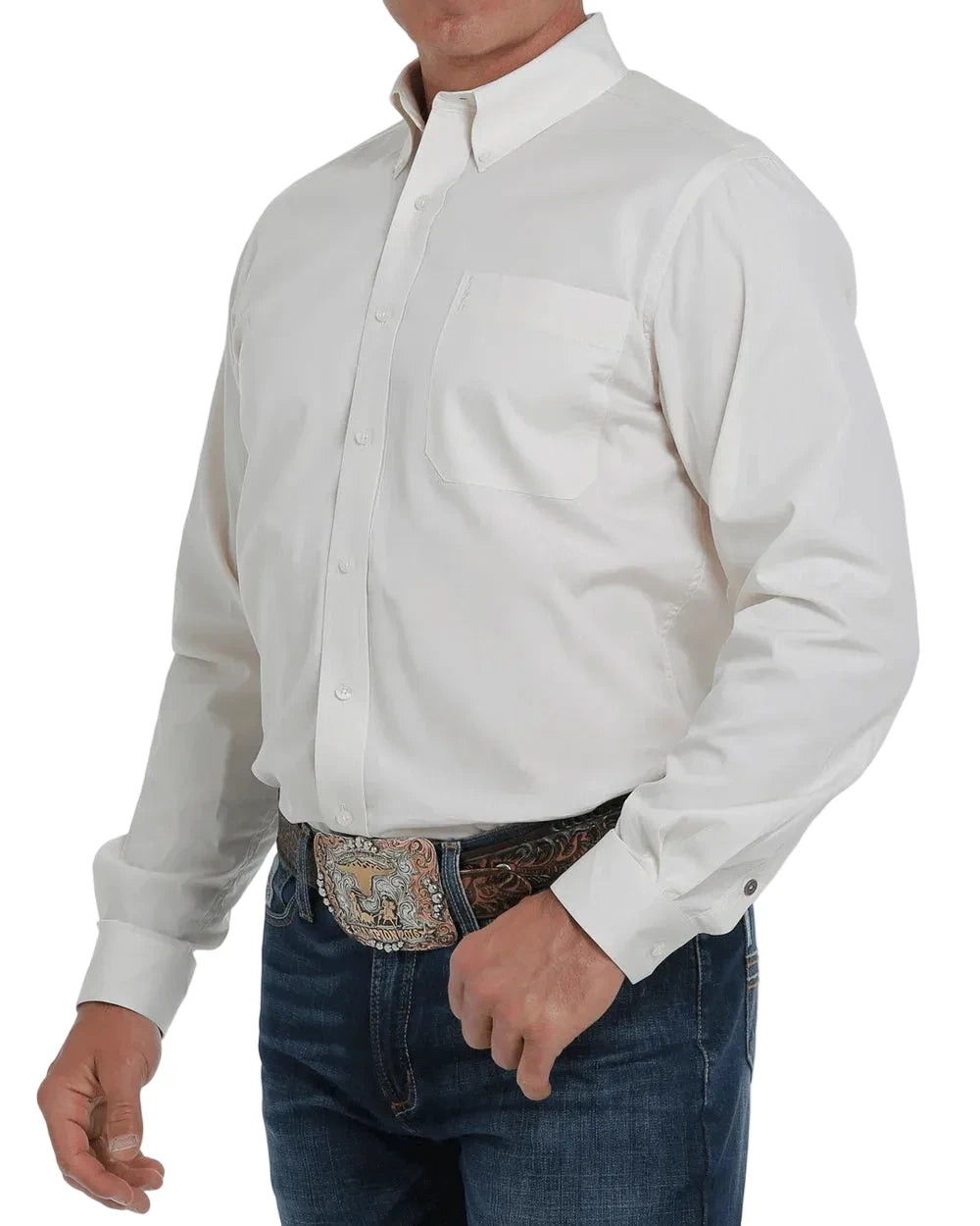 Camisa Cinch Modern Fit White