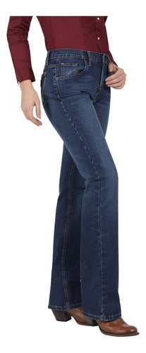 Pantalón Wrangler HighRise Retro Azul