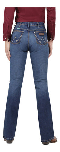 Pantalón Wrangler HighRise Retro Azul