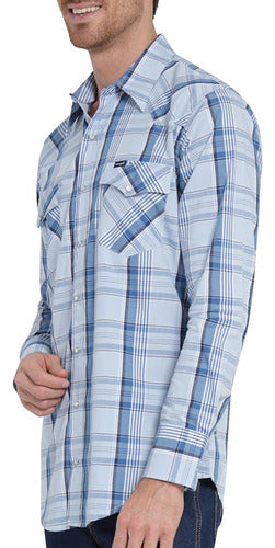 Camisa Wrangler Azul Cielo