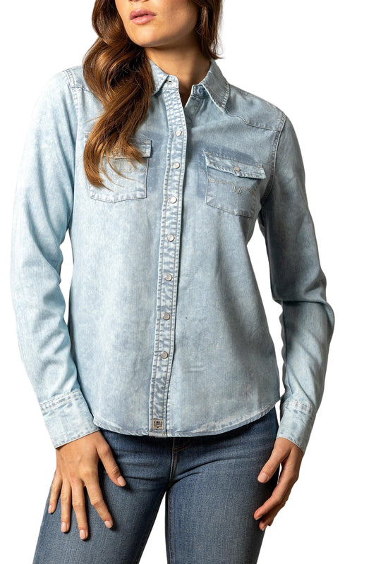 Camisa Kimes Ranch KC Tencil Light Blue