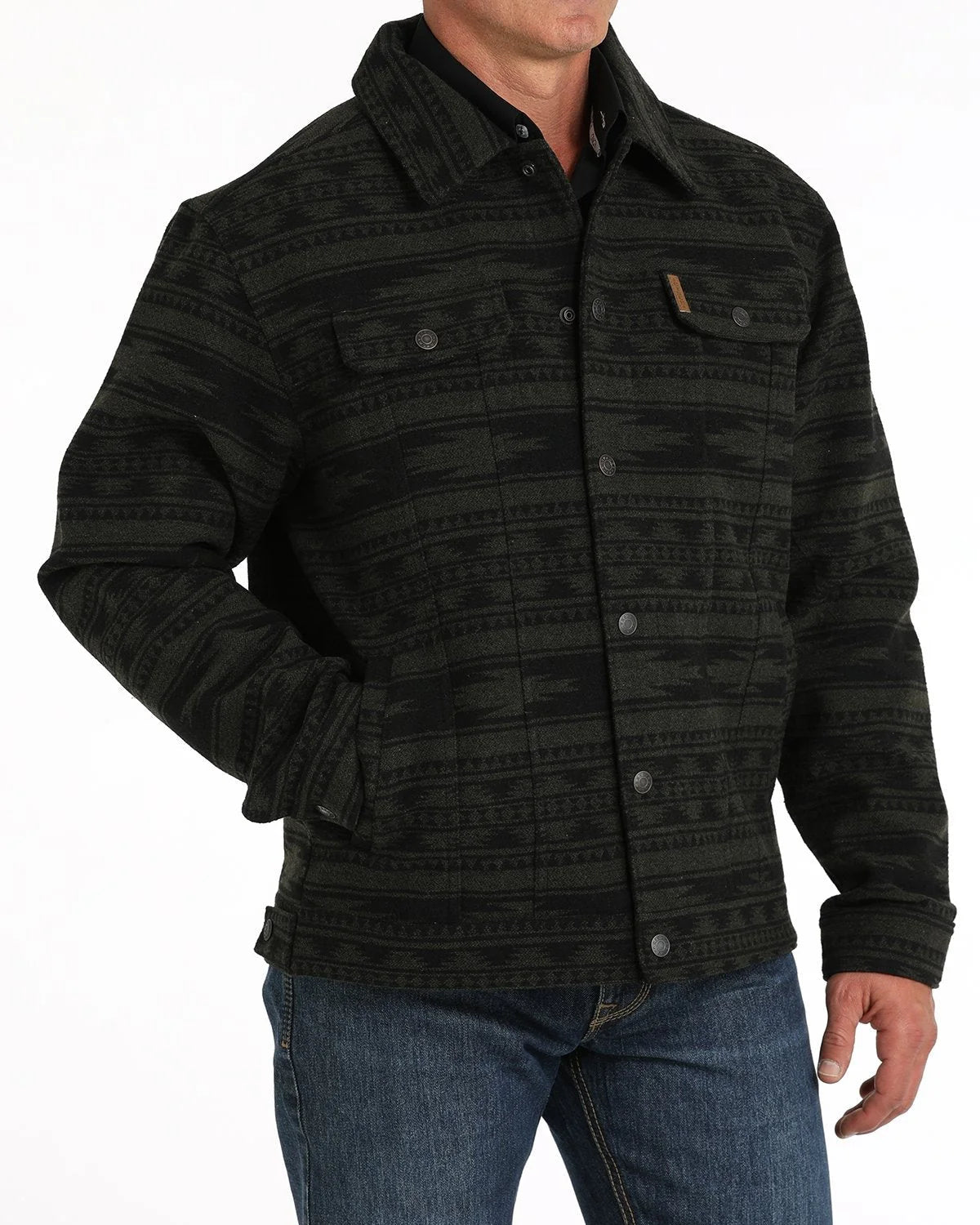 Chamarra Cinch Wooly Olive