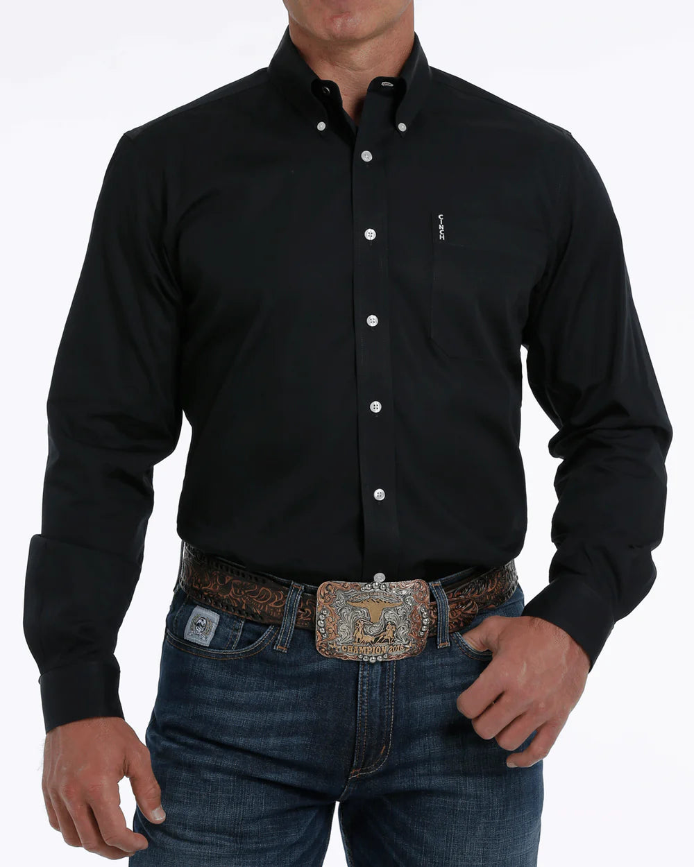 Camisa Cinch Modern Fit Black