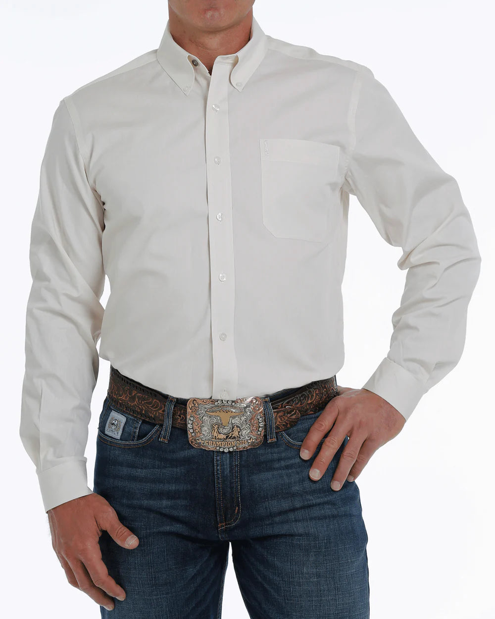 Camisa Cinch Modern Fit Cream