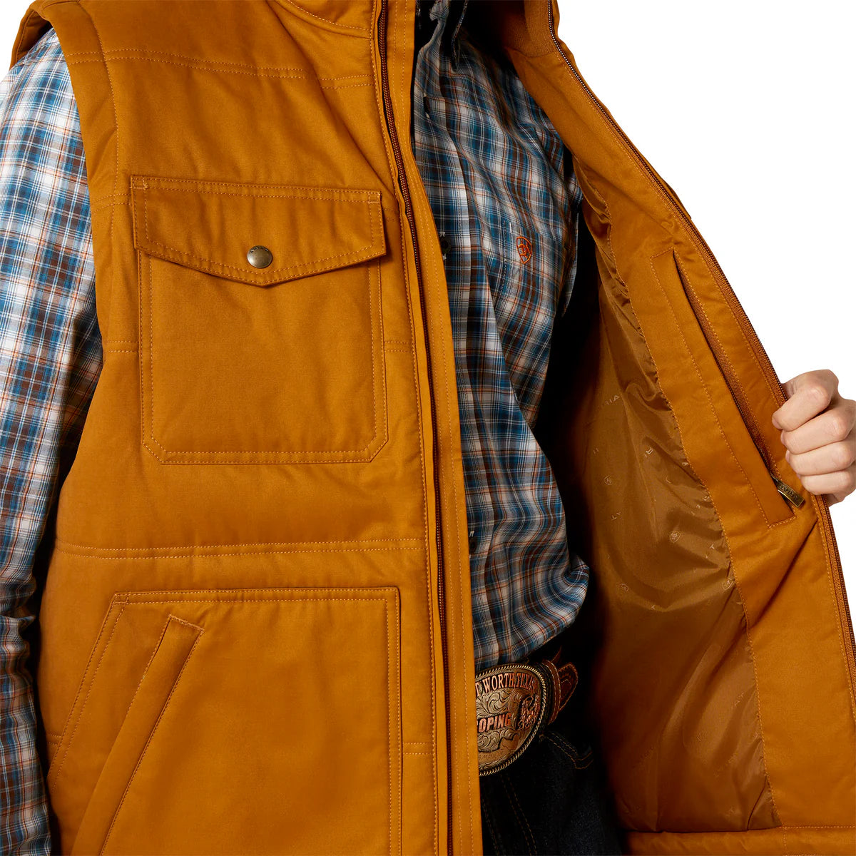 Chaleco Ariat Grizzly 2.0 Canvas Chestnut