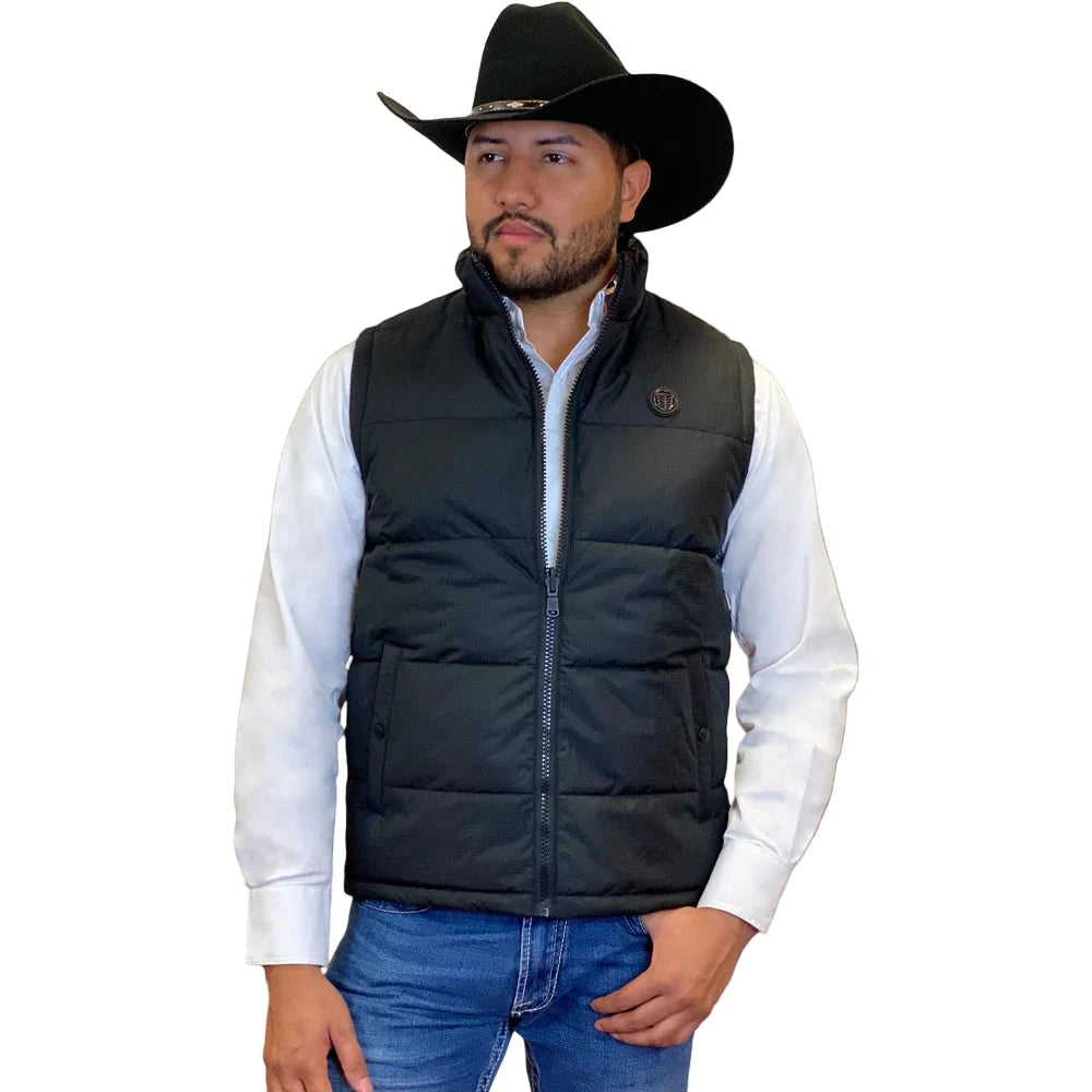 Chaleco Tempco Negro Doble Vista