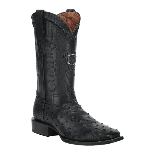 Bota Cuadra Avestruz Negro Rodeo