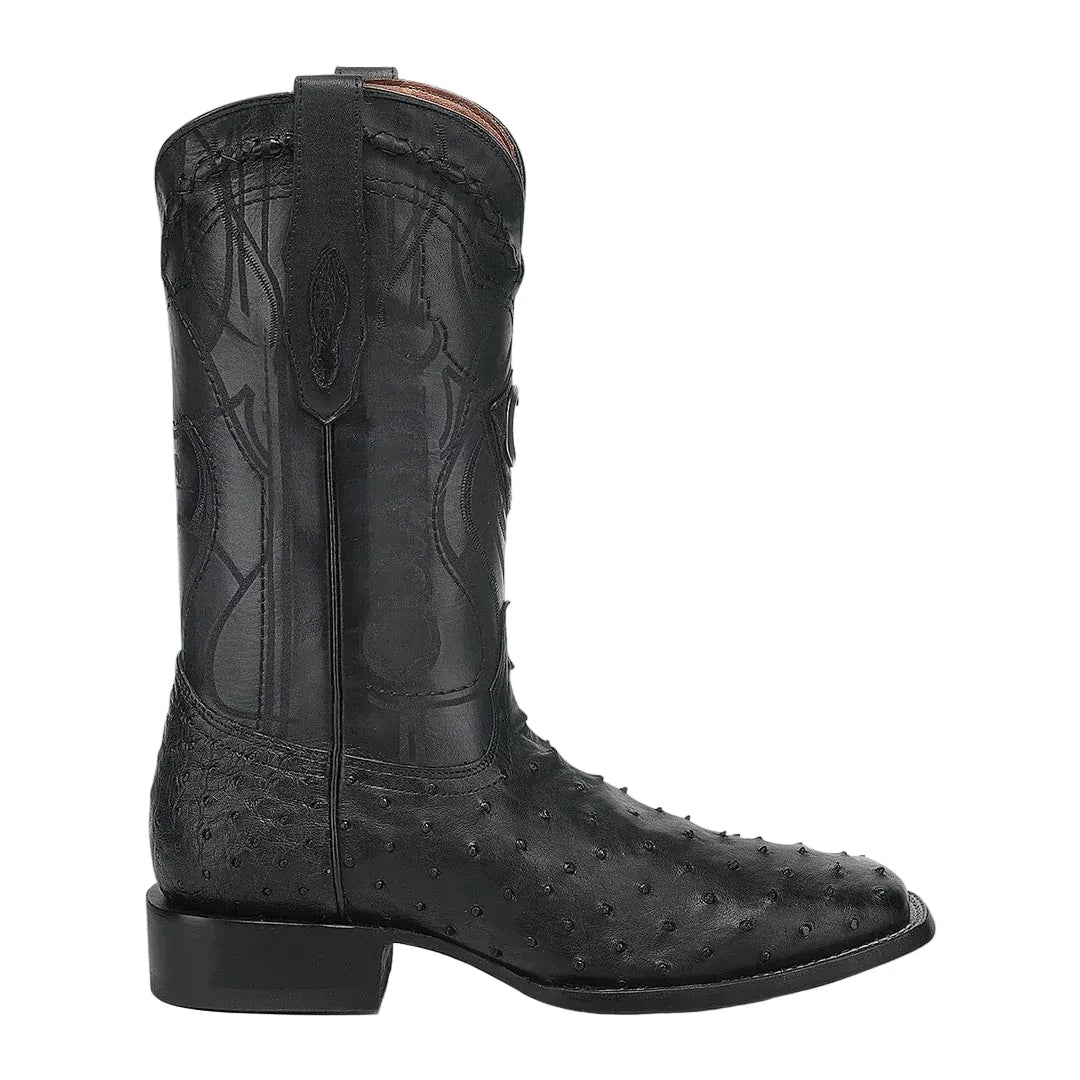 Bota Cuadra Avestruz Negro Rodeo
