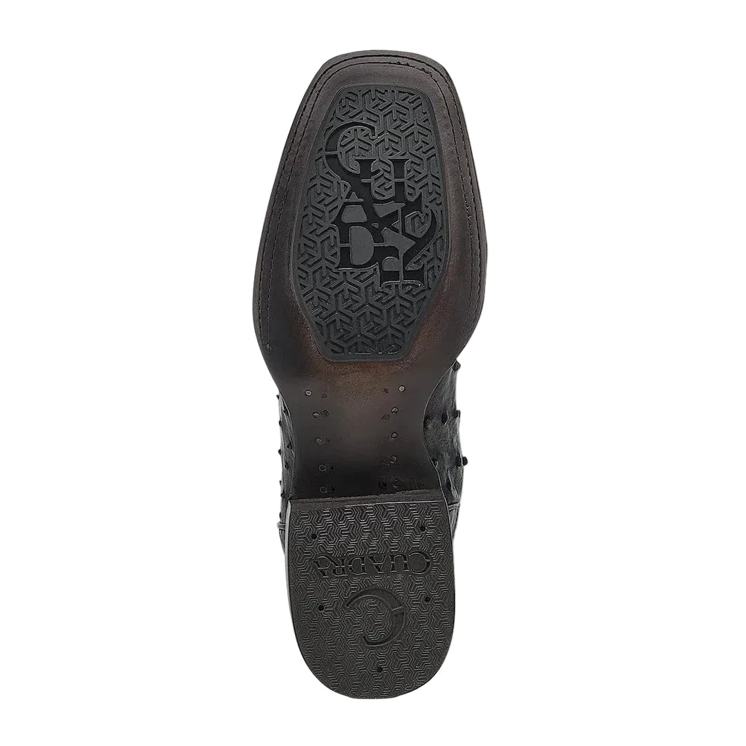 Bota Cuadra Avestruz Negro Rodeo