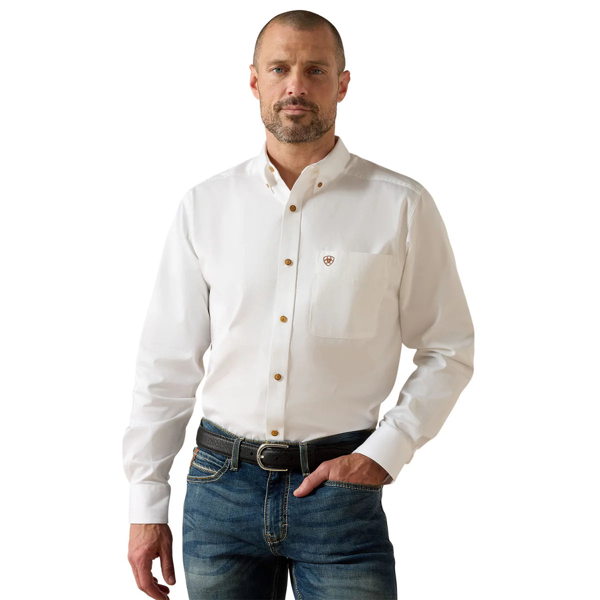 Camisa Ariat Fitted White