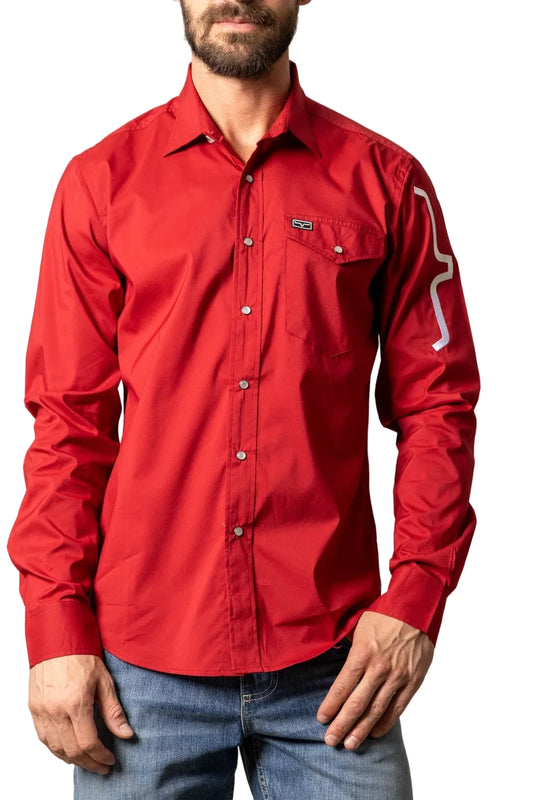 Camisa Kimes Ranch Talbot Red