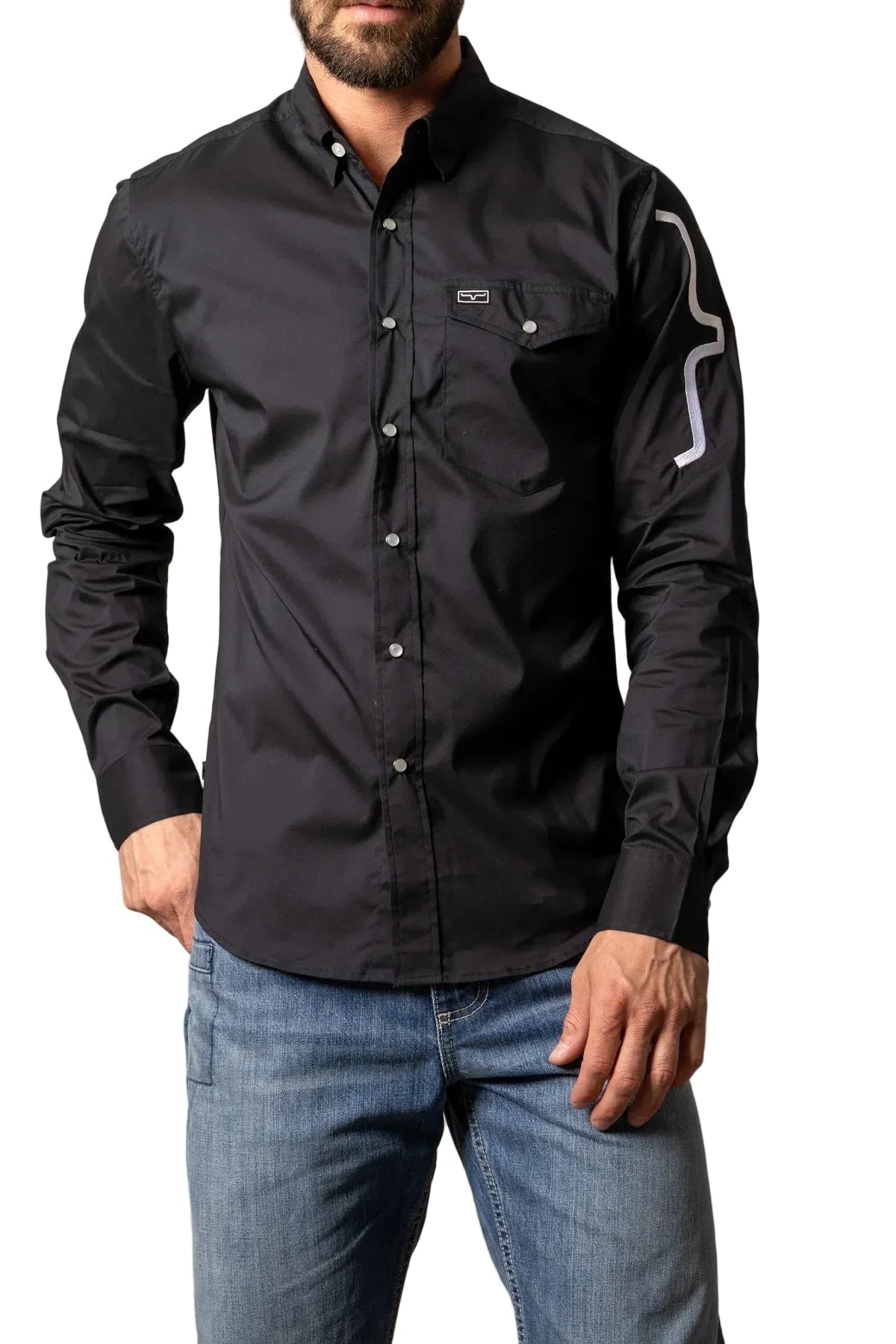 Camisa Kimes Ranch Talbot Black